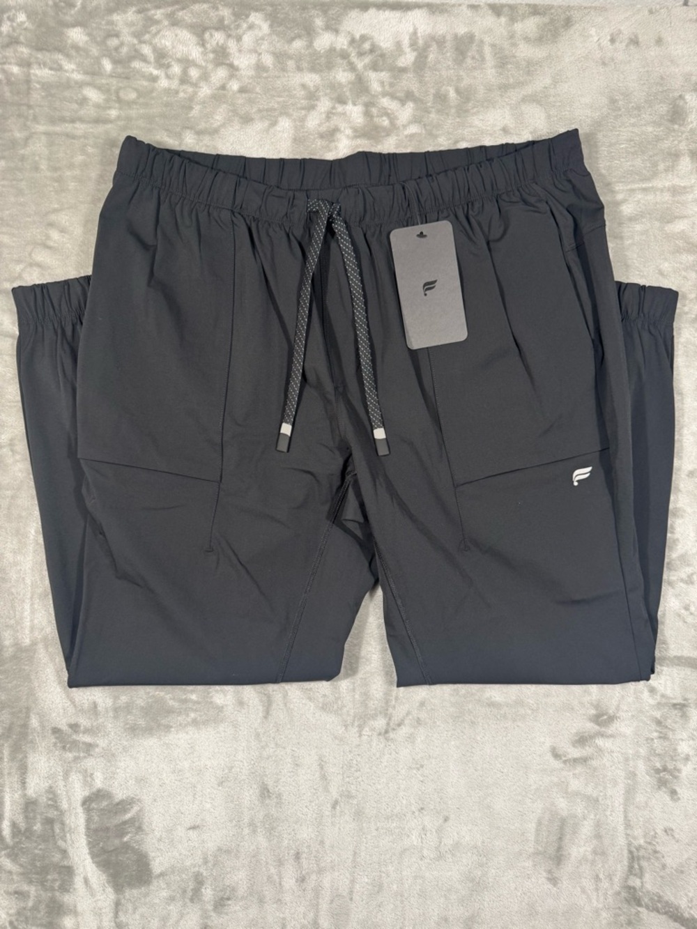 NWT Fabletics Women's The One Jogger Pants XL Black Quick Dry